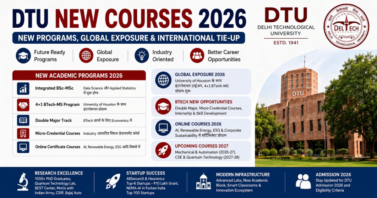 DTU New Courses 2026