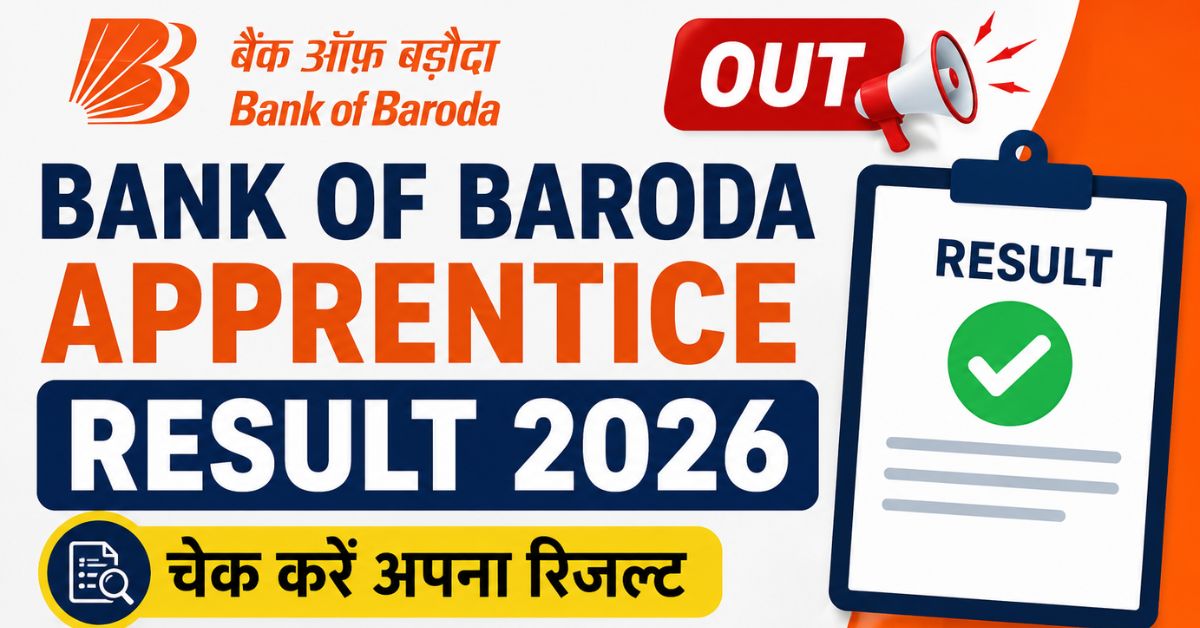 Bank of Baroda Apprentice Result 2026