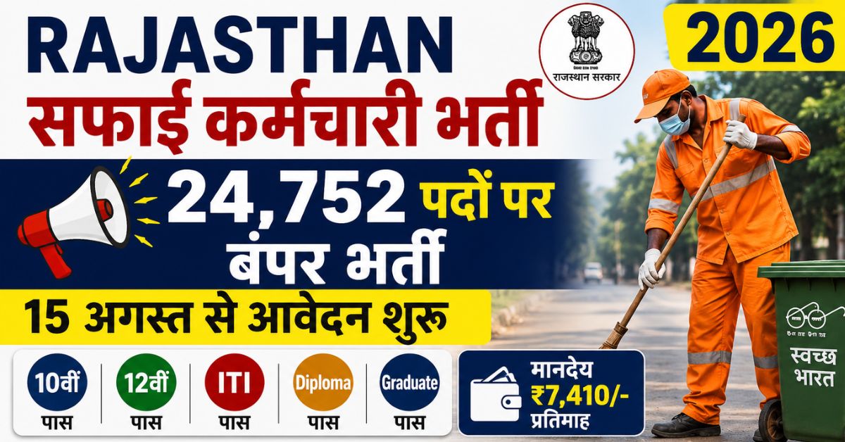Rajasthan Safai Karmachari Bharti 2026