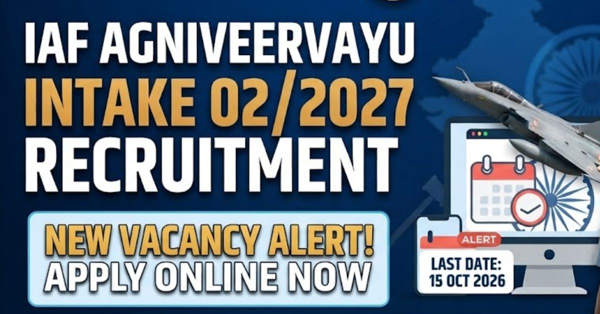 IAF Agniveervayu Intake 02/2027 Recruitment