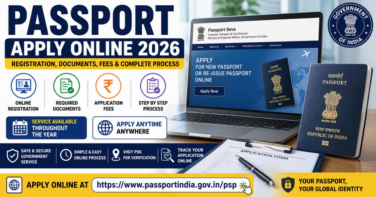 Passport Apply Online 2026