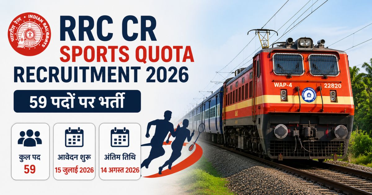 RRC CR Sports Quota Recruitment 2026