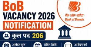 BoB Vacancy 2026 Notification