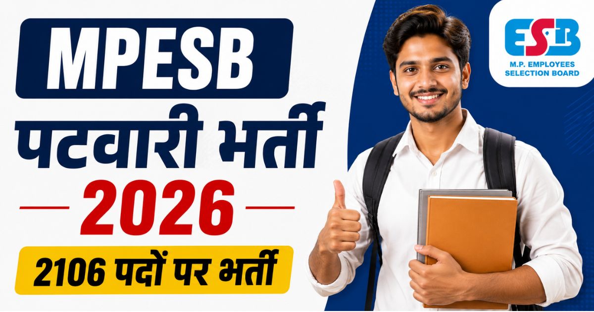 MPESB Patwari Recruitment 2026