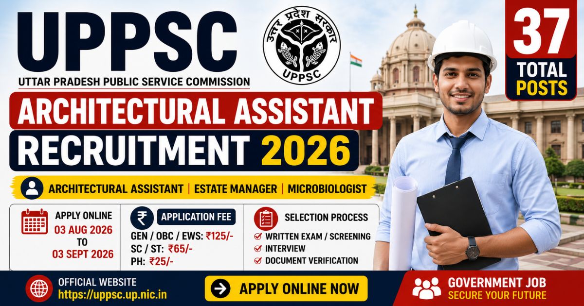 UPPSC Architectural Assistant Recruitment 2026